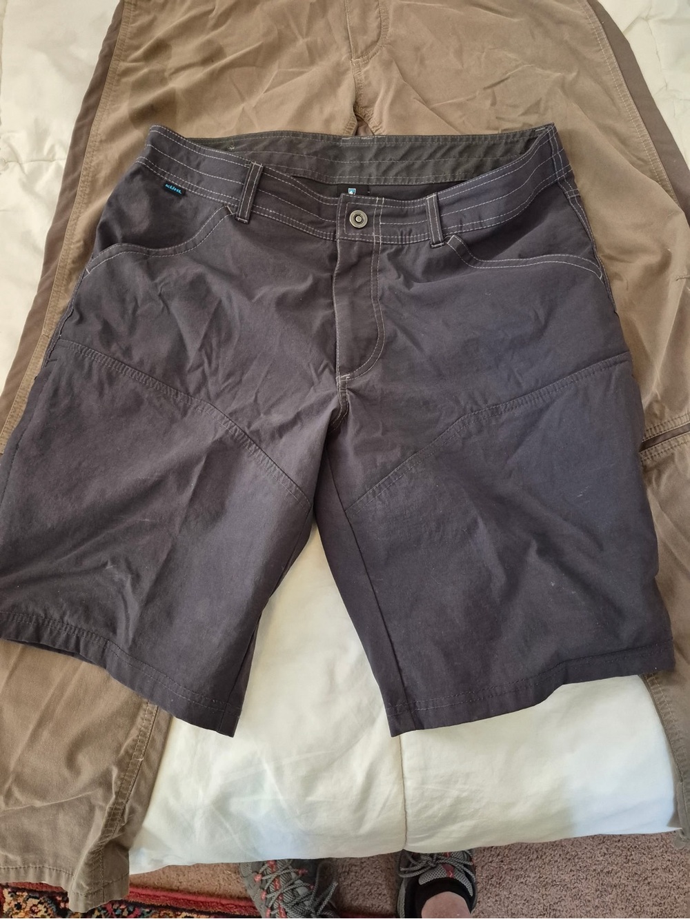 Kuhl Men's Charcoal Gray Tech Shorts